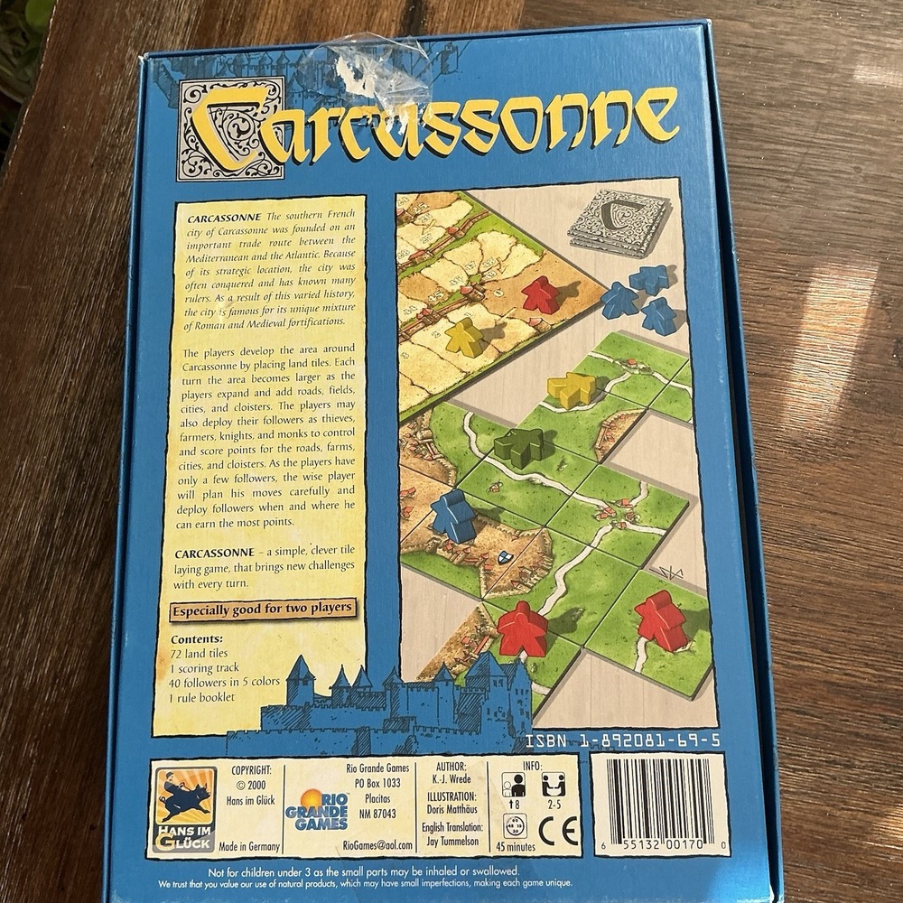 Carcassonne Board Game (2000 Rio Grande / Hans im Glück) Original Artwork, 2001 - Picture 3 of 6
